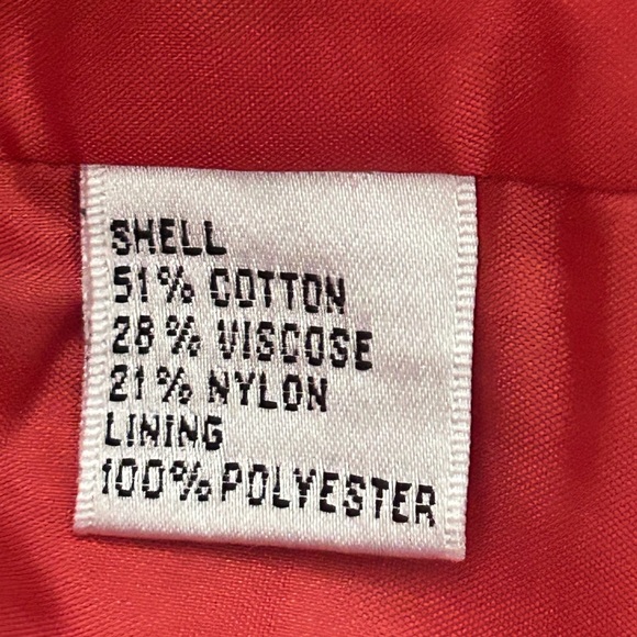 Talbot’s Suit Jacket, Orange Salmon, Jacquard, Professional, 12 petite - Picture 11 of 11